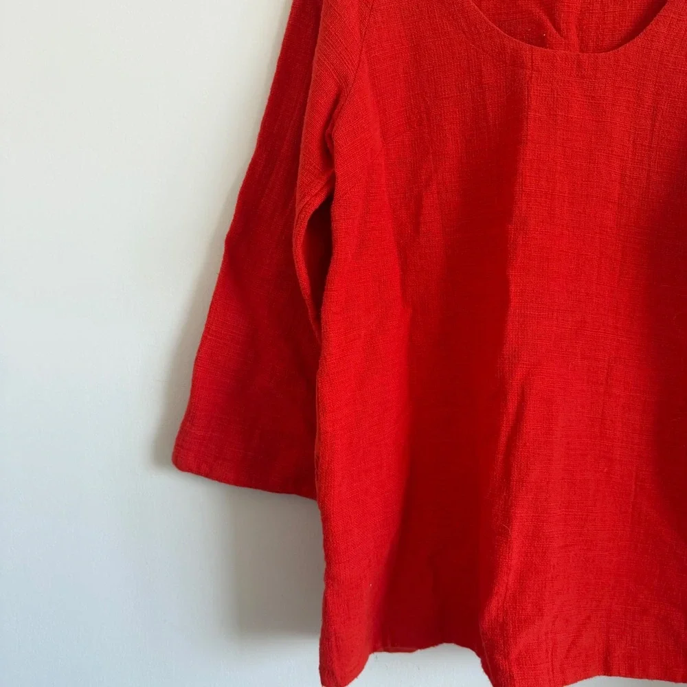 Free People Casey Tunic in Tangerine Size Medium